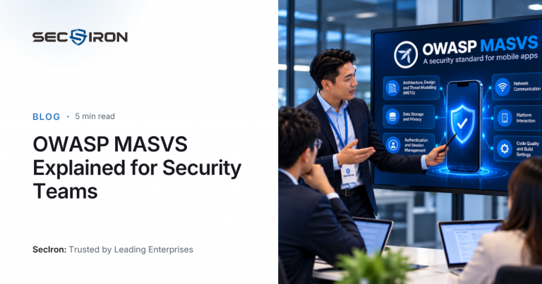 OWASP MASVS control groups explained for mobile security teams